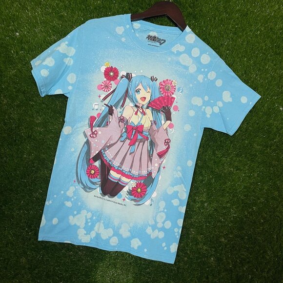 Hatsune Miku Anime Tie-dye T-shirt size Small - Picture 4 of 4